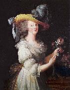 Portrait of Marie Antoinette, Elisabeth Louise Viegg-Le Brun